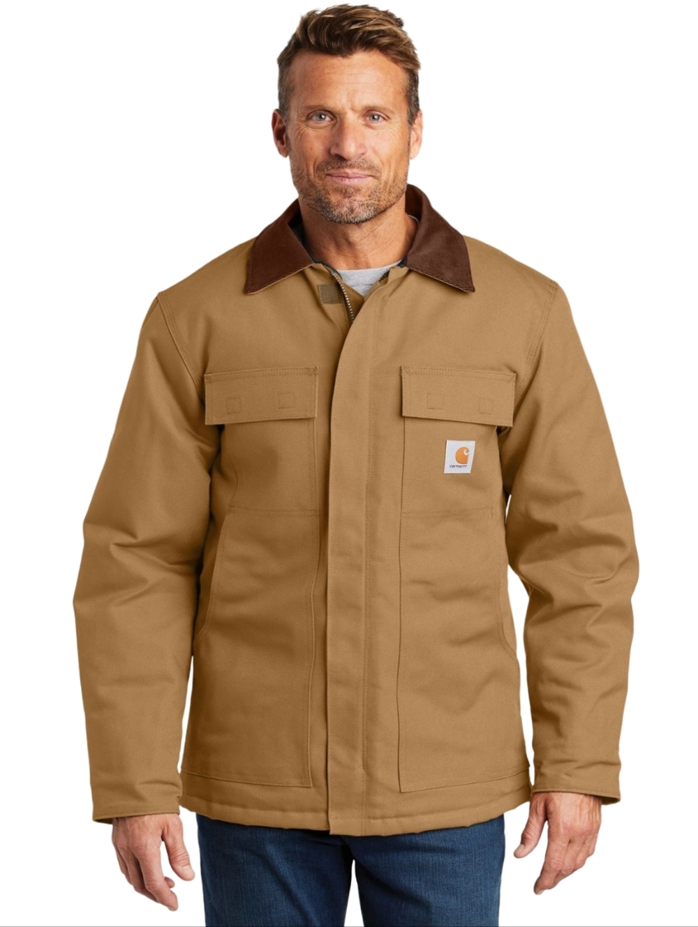 NWT Carhartt Loose Fit Firm Duck Insulated Traditional Coat Size Medium